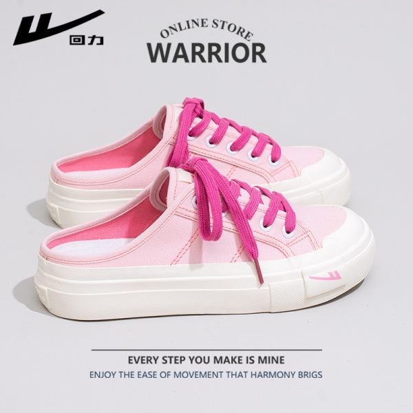 Unisex Classic Warrior Canvas Sneakers - Lightweight Breathable Sports Shoes for Summer 2025