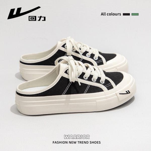 Unisex Classic Warrior Canvas Sneakers - Lightweight Breathable Sports Shoes for Summer 2025