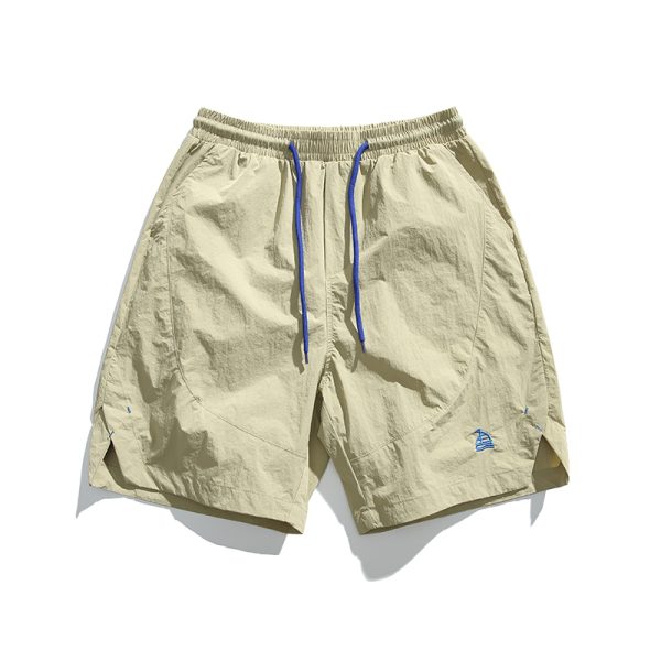 Unisex Quick-Dry Sports Shorts for Summer, Lightweight Breathable Loose Casual Straight-Cut Beach 5-Point Pants