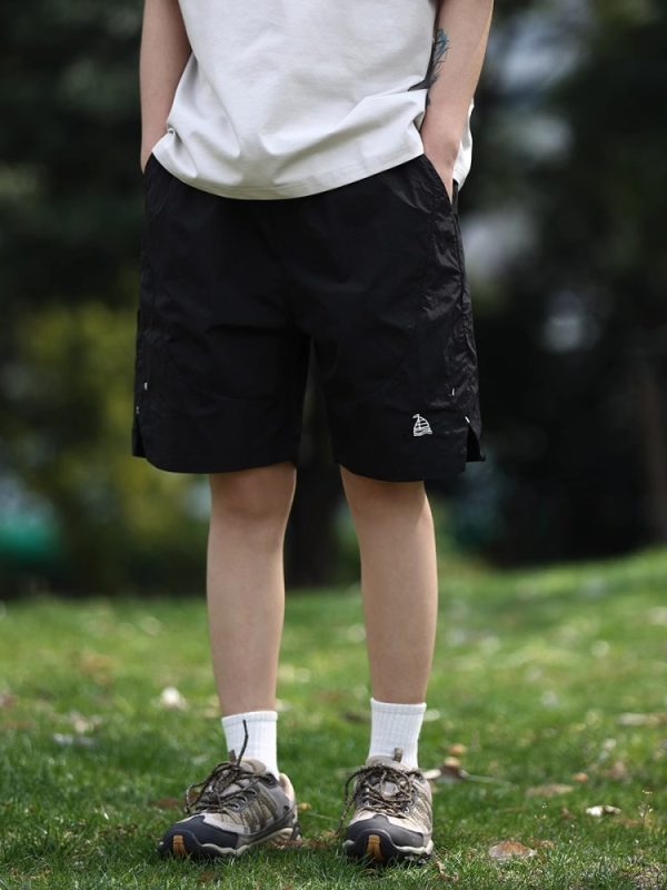 Unisex Quick-Dry Sports Shorts for Summer, Lightweight Breathable Loose Casual Straight-Cut Beach 5-Point Pants