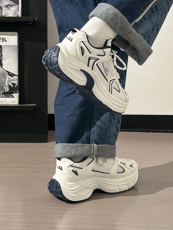 Unisex Thick-Soled Dad Shoes - 2025 Summer Mesh Breathable Casual Footwear for Versatile Style