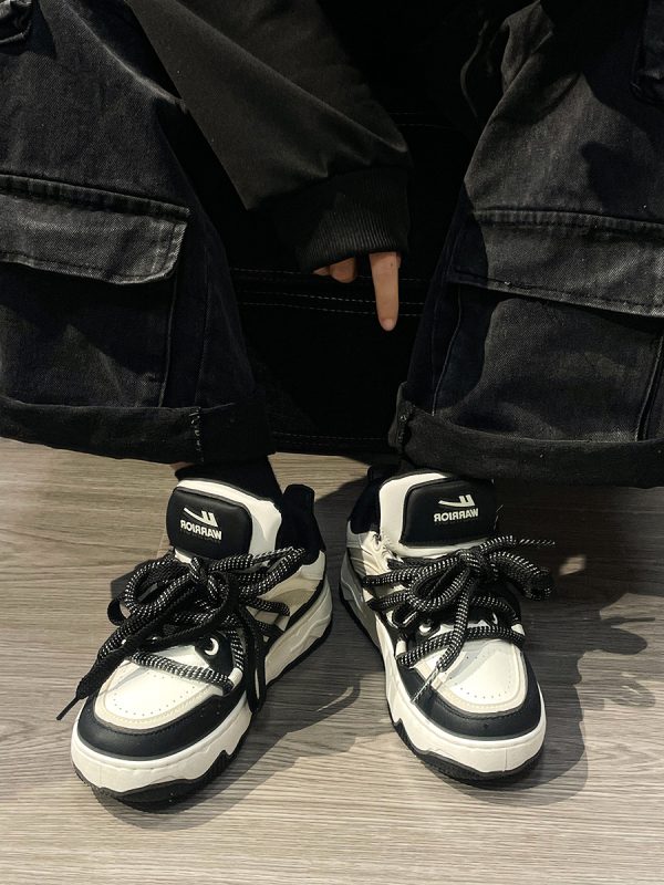 Unisex Thick-Soled Sneakers for Spring Summer, Trendy American Retro Mesh Breathable Sports Shoes for Women and Men