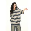 Unisex Tie-Dye Striped Short Sleeve T-Shirt - 2025 Summer American Vintage Style, Trendy 90s Inspired Top