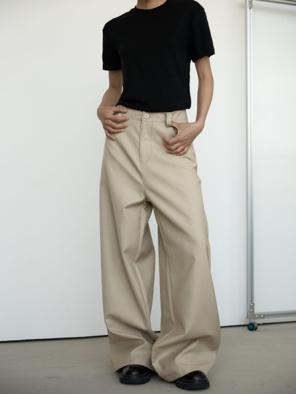 Versatile A-Line Wide-Leg Pants for Women - Summer Street Style, Loose Fit, American Fashion
