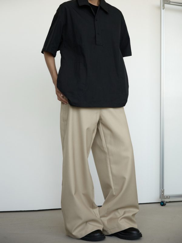 Versatile A-Line Wide-Leg Pants for Women - Summer Street Style, Loose Fit, American Fashion