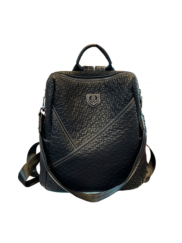 Versatile Large Capacity Women's Backpack - Dual-Use Commuter Travel Bag for Spring 2025, Stylish Single and Double Shoulder Design