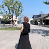 Versatile Plus Size Round Neck Sleeveless Vest Dress - Spring/Summer Loose Slim Long Dress for Effortless Style