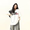 Vintage American Letter Print Heavyweight Unisex Short Sleeve T-Shirt - Versatile 90s Style Loose Fit Round Neck Tee