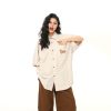 Vintage American Work Short Sleeve Shirt for Men and Women - Versatile Loose Fit Summer Casual Shirt