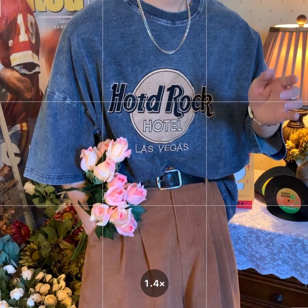 Vintage Denim Rock Style Loose Short Sleeve T-Shirt for Summer 2024 - Handmade Wash-Worn Casual Look