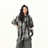Vintage Ink Wash Tie-Dye Short Sleeve Shirt for Men and Women - Trendy Summer Streetwear, 90s Style Personality Tee
