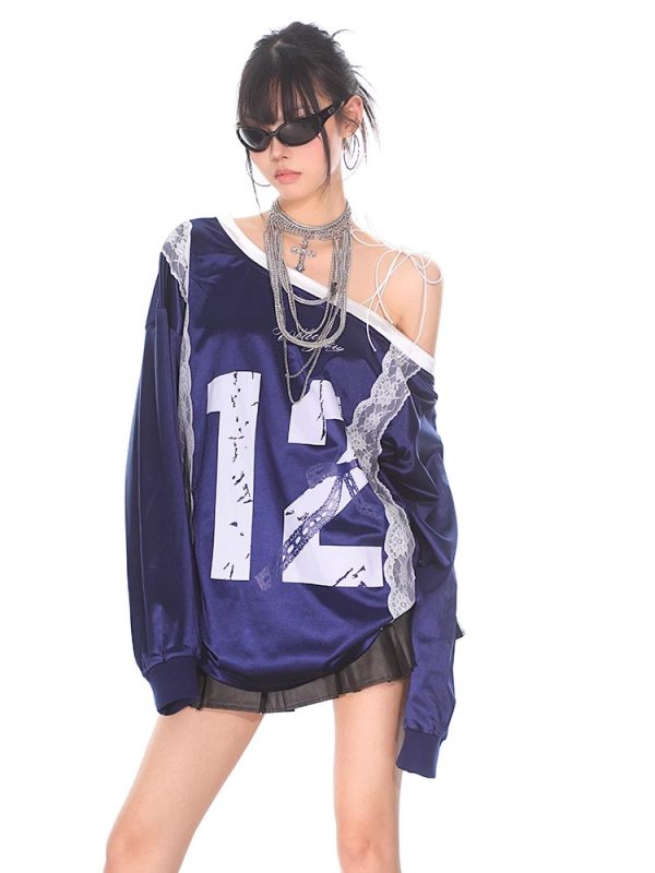 Vintage-Inspired American Sports Jersey - Retro Athletic Top for Casual Wear, 90s Style, Unisex Sports Fashion
