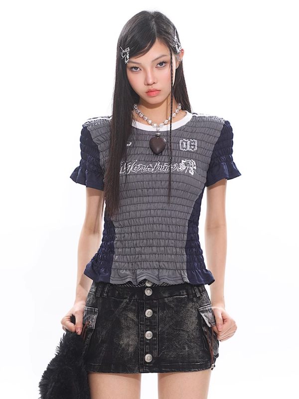 Vintage-Inspired American Sports Jersey - Retro Athletic Top for Casual Wear, 90s Style, Unisex Sports Fashion