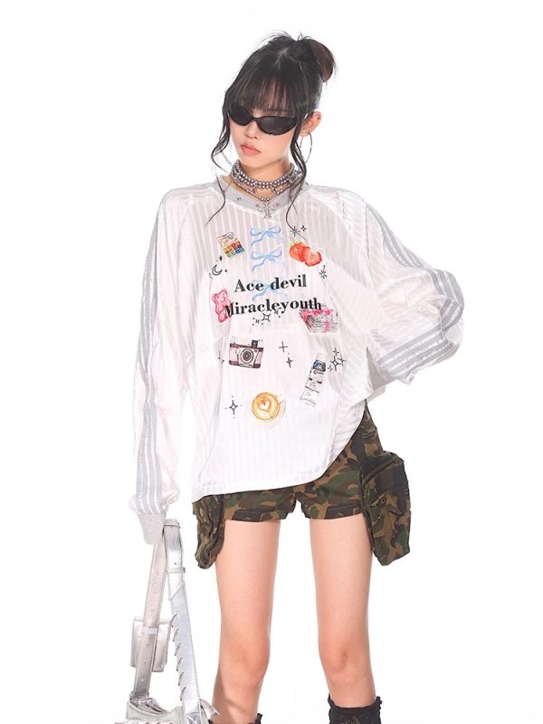 Vintage-Inspired American Sports Jersey - Retro Athletic Top for Casual Wear, 90s Style, Unisex Sports Fashion