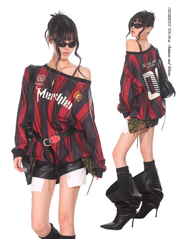 Vintage-Inspired American Sports Jersey - Retro Athletic Top for Casual Wear, 90s Style, Unisex Sports Fashion