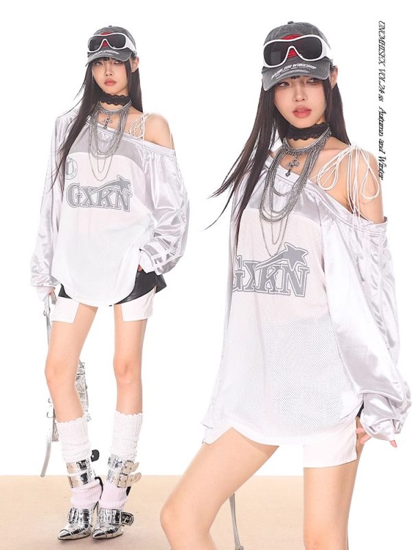 Vintage-Inspired American Sports Jersey - Retro Athletic Top for Casual Wear, 90s Style, Unisex Sports Fashion
