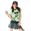 Vintage Rock Girl Short Sleeve T-Shirt for Women - Slim Fit Summer Top, Versatile Casual Style, 90s Inspired Fashion