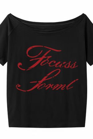 White Off-Shoulder T-Shirt for Women - Summer Letter Print, Slim Fit, Short Sleeve Cropped Top, Sexy Shoulder-Baring Style