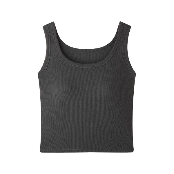 Wide Strap Tank Top with Chest Pads for Women - 2025 Spring/Summer Camisole - Perfect for Layering & Early Spring Outfits