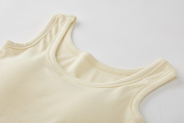 Wide Strap Tank Top with Chest Pads for Women - 2025 Spring/Summer Camisole - Perfect for Layering & Early Spring Outfits
