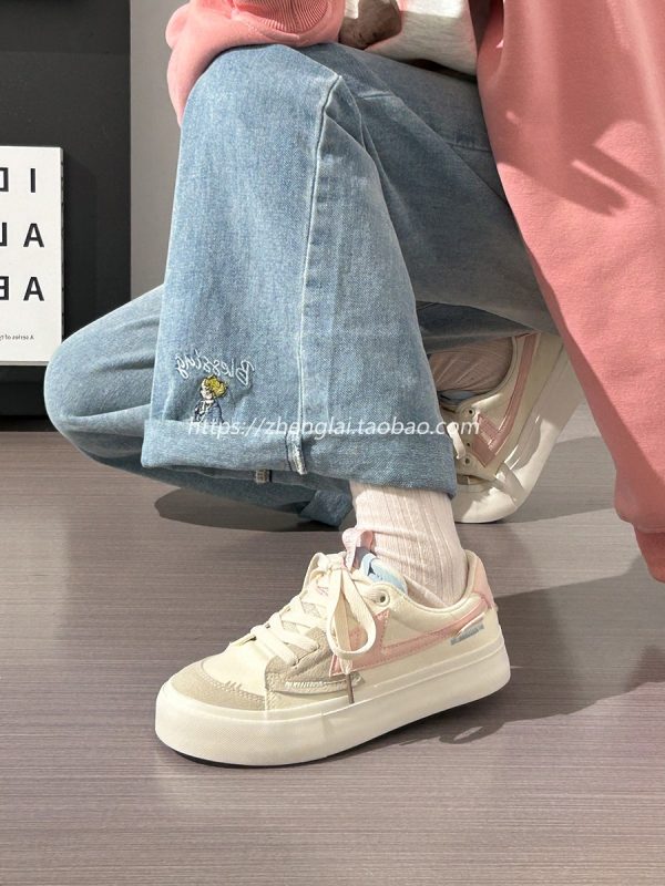 Women's Breathable Canvas Sneakers - Soft Sole, Versatile White Summer Shoes for Casual Youthful Style