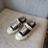 Womenâ€™s Casual Sneakers - 2025 Korean Style Lace-Up Flat Low-Top Canvas Shoes for Versatile Everyday Wear