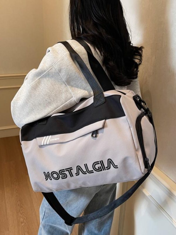 Womenâ€™s Fitness Bag with Dry Wet Separation - Versatile Sports Training, Yoga, Swimming, and Travel Luggage Bag