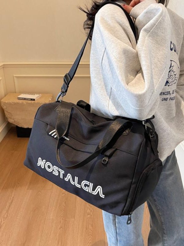 Womenâ€™s Fitness Bag with Dry Wet Separation - Versatile Sports Training, Yoga, Swimming, and Travel Luggage Bag