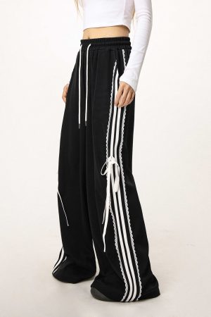 Women's Hip-Hop Casual Wide-Leg Jazz Dance Pants - Loose Fit Street Style for Hot Girl Vibes