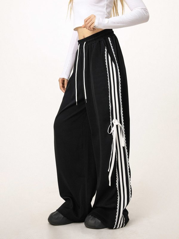 Women's Hip-Hop Casual Wide-Leg Jazz Dance Pants - Loose Fit Street Style for Hot Girl Vibes