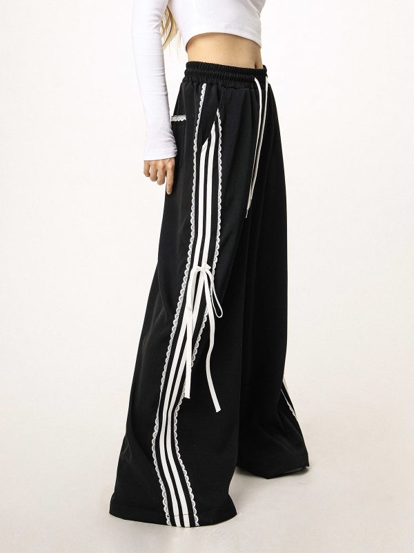 Women's Hip-Hop Casual Wide-Leg Jazz Dance Pants - Loose Fit Street Style for Hot Girl Vibes