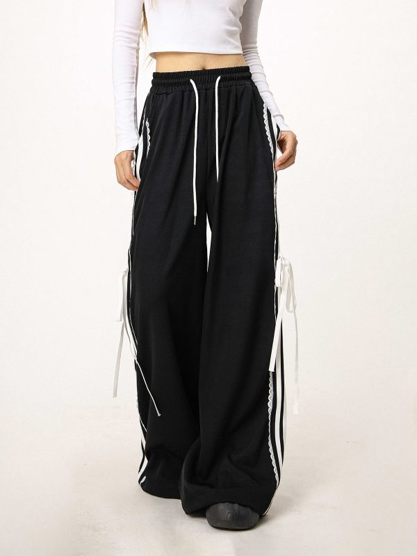 Women's Hip-Hop Casual Wide-Leg Jazz Dance Pants - Loose Fit Street Style for Hot Girl Vibes
