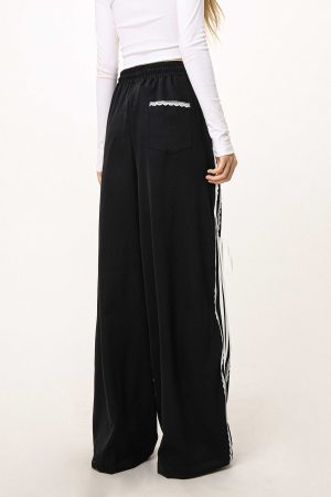Women's Hip-Hop Casual Wide-Leg Jazz Dance Pants - Loose Fit Street Style for Hot Girl Vibes