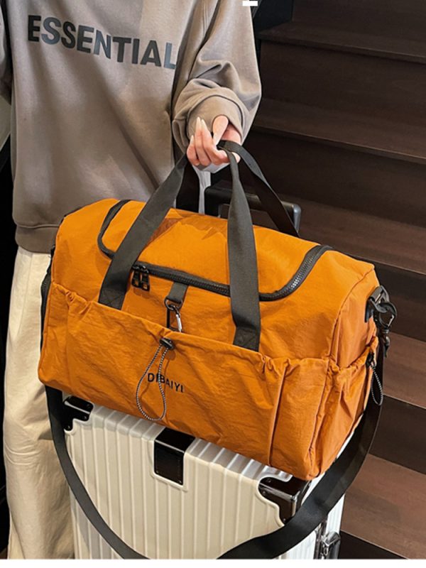 Women's Large Capacity Travel Sports Gym Bag - Lightweight Portable Hand-Held Shoulder Crossbody Luggage