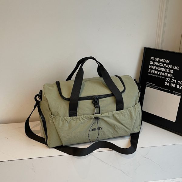 Women's Large Capacity Travel Sports Gym Bag - Lightweight Portable Hand-Held Shoulder Crossbody Luggage