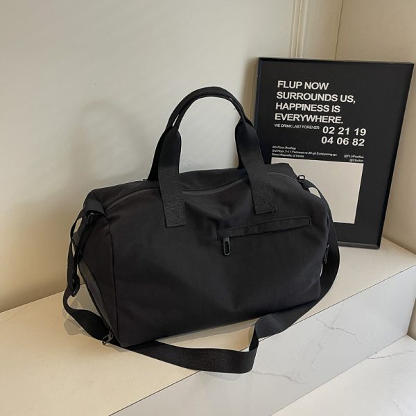 Women's Lightweight Training Bag with Dry Wet Separation, Crossbody Travel Luggage, Portable Short Trip Storage Bag