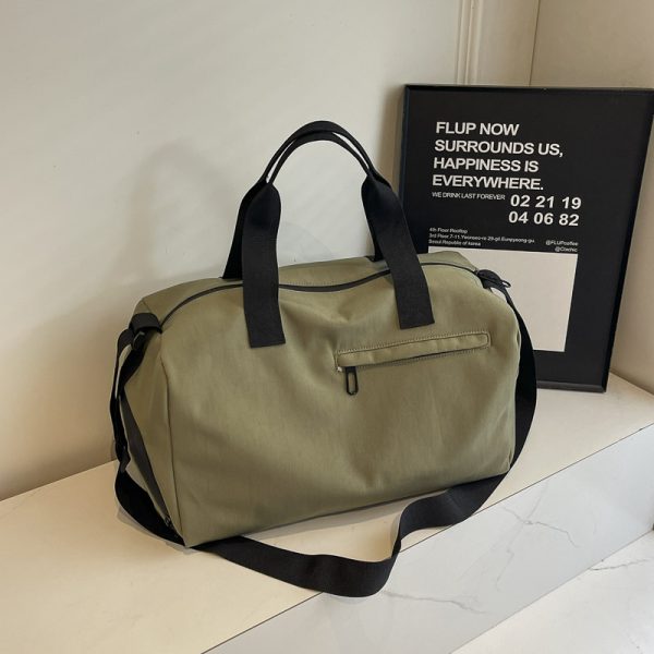 Women's Lightweight Training Bag with Dry Wet Separation, Crossbody Travel Luggage, Portable Short Trip Storage Bag