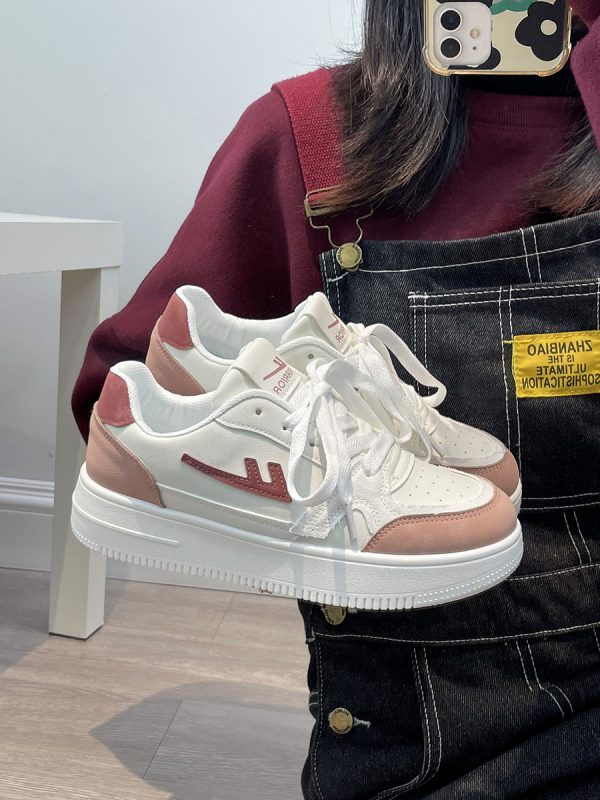 Women's Little White Sneakers - 2025 Spring/Summer Korean Style Casual Shoes for Students, Versatile INS Sports Footwear