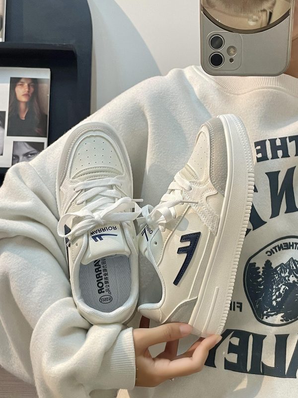 Women's Little White Sneakers - 2025 Spring/Summer Korean Style Casual Shoes for Students, Versatile INS Sports Footwear