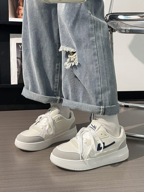 Women's Little White Sneakers - 2025 Spring/Summer Korean Style Casual Shoes for Students, Versatile INS Sports Footwear