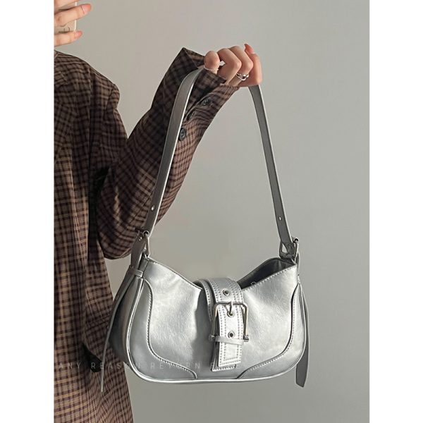 Women's Retro Crescent Underarm Bag - 2025 Trendy Crossbody Shoulder Bag for Hot Girl Style
