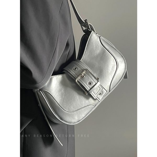 Women's Retro Crescent Underarm Bag - 2025 Trendy Crossbody Shoulder Bag for Hot Girl Style
