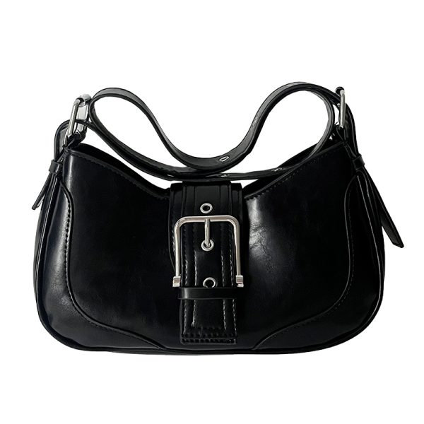 Women's Retro Crescent Underarm Bag - 2025 Trendy Crossbody Shoulder Bag for Hot Girl Style