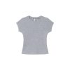 Women's Slim Fit Short Sleeve Raglan T-Shirt - Basic Style Spring/Summer Top, Simple and Elegant Fashion