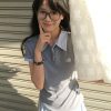 Women's Slim Fit Striped Polo Collar Short Sleeve T-Shirt, American Style Two-Piece Design, Summer Fashion Essential