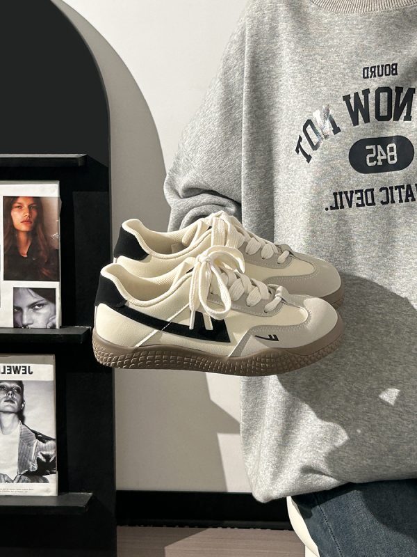Women's Soft-Soled White Sneakers - Trendy Mesh Breathable Board Shoes for Summer 2025, Korean Style, Ins Fashion