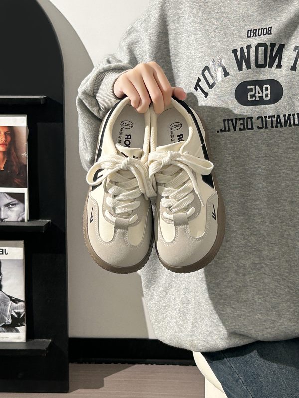 Women's Soft-Soled White Sneakers - Trendy Mesh Breathable Board Shoes for Summer 2025, Korean Style, Ins Fashion