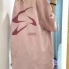 Women's Suede Short-Sleeve T-shirt - American High Street Style, Summer 90s Inspired, Casual Couple's Heavyweight Tee