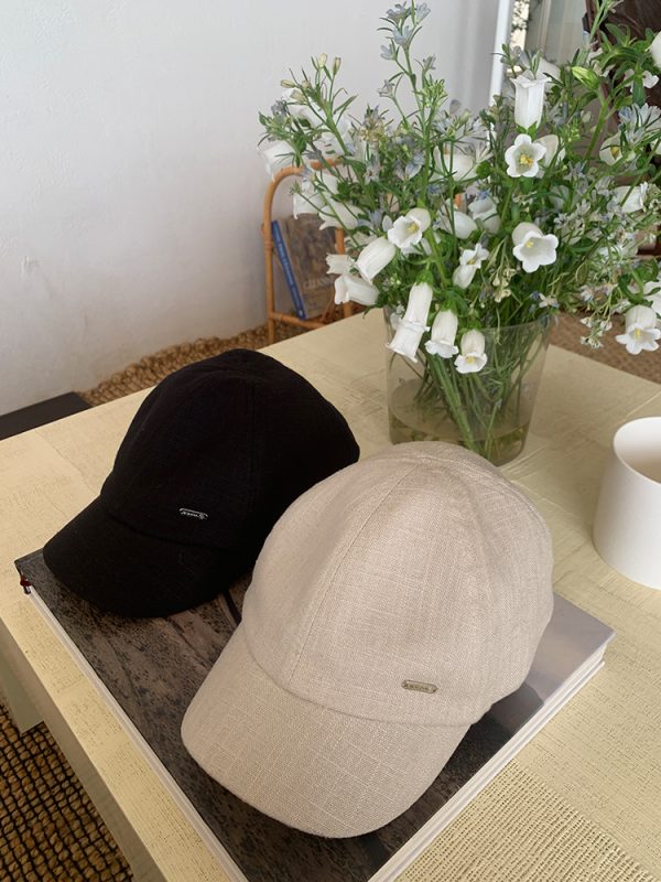 Women's Summer Linen Duckbill Hat - Breathable Octagonal Design for Sun Protection - Versatile Yuppie Old Money Style