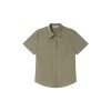 Women's Summer Short-Sleeve Shirt with Small Embroidery, Loose Fit, Slimming Design, High-End Casual Style